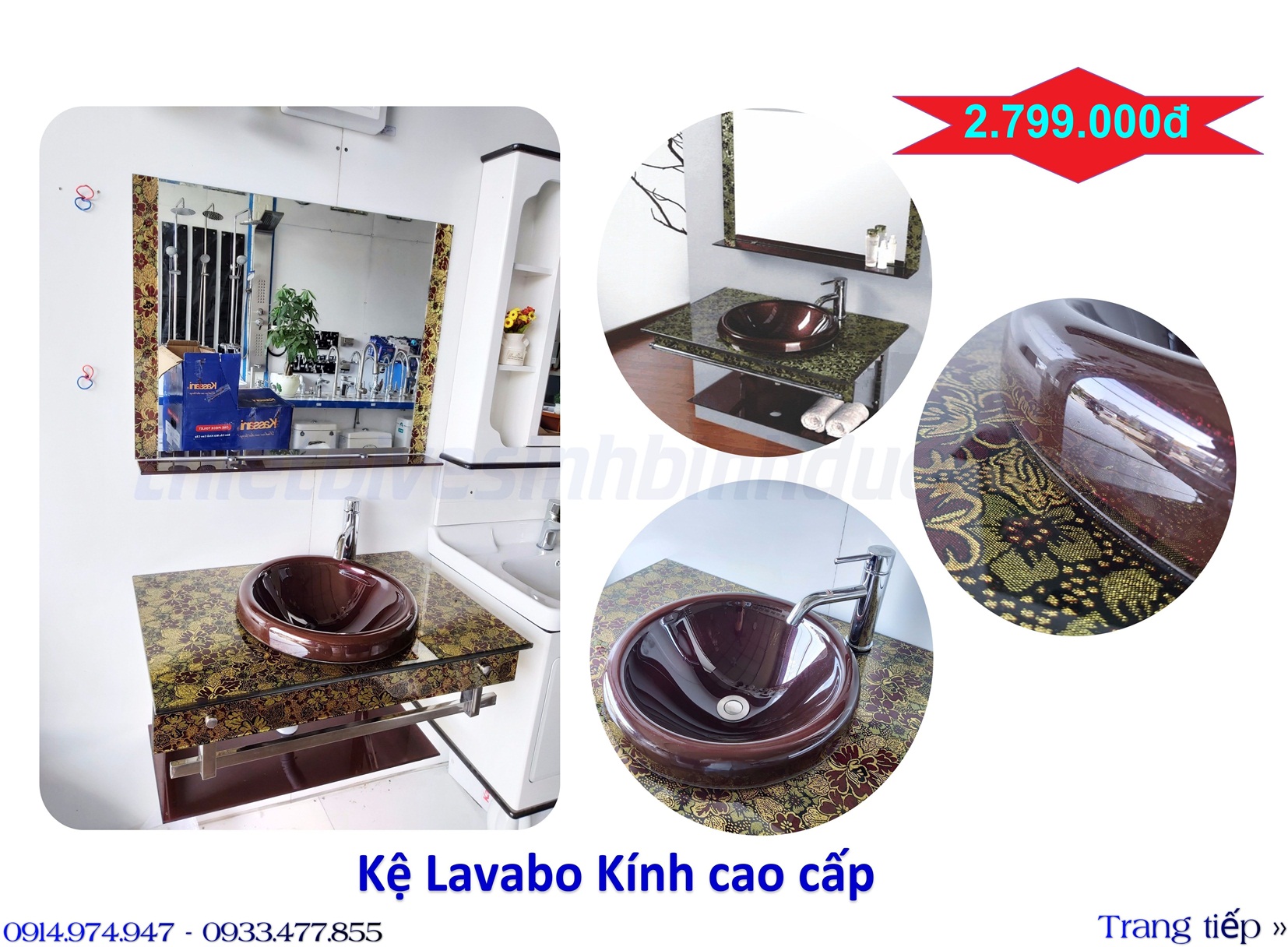 KM34- Bộ kệ Lavabo cao cấp